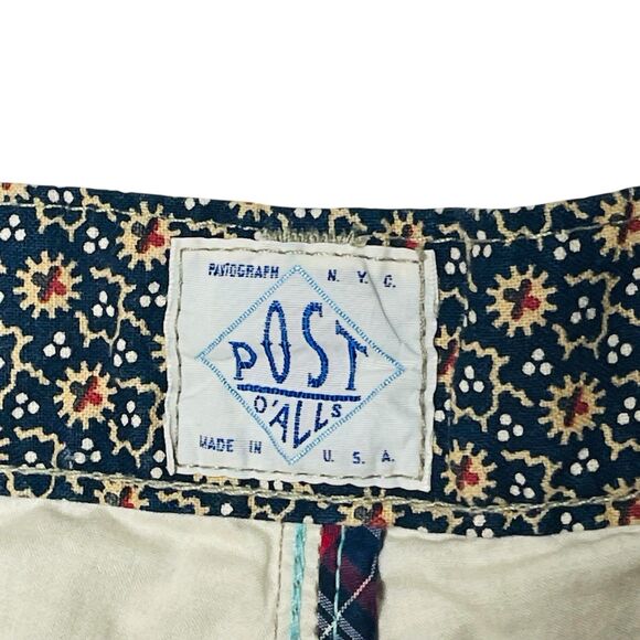Post O’Alls Shorts Men’s 32” Made In USA Vintage-Style Workwear Takeshi Ohfuchi - Picture 5 of 5